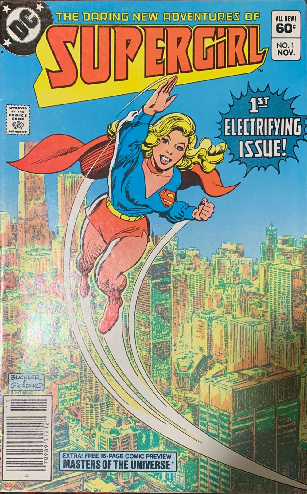 Supergirl (1982) - DC Comics (1 - Nov 1982) comic book collectible [Barcode 07098931212811] - Main Image 2