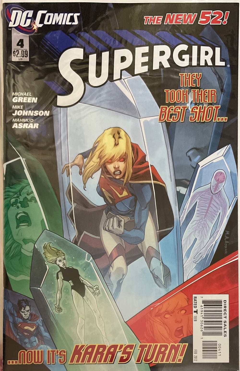 Supergirl Vol 6 - DC Comics (4 - Apr 2012) comic book collectible [Barcode 76194130626100411] - Main Image 3