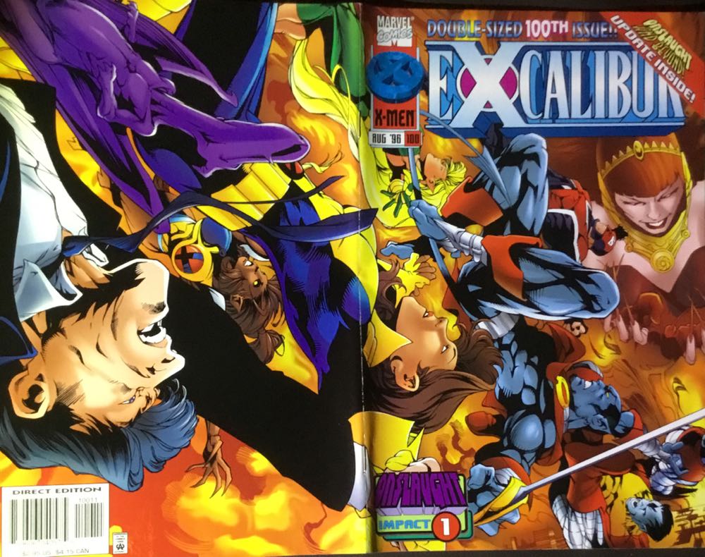 Excalibur - Marvel Comics (100 - Aug 1996) comic book collectible [Barcode 759606040575] - Main Image 3