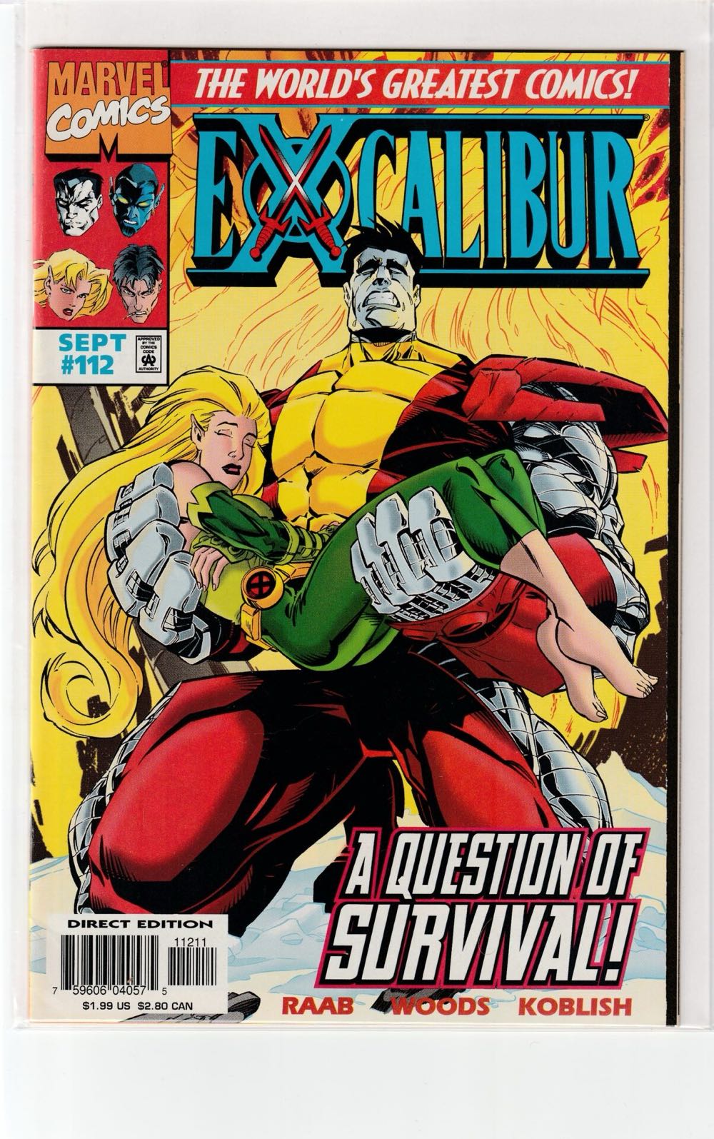 Excalibur - Marvel (102-116 - Oct 1996) comic book collectible [Barcode 759606040575] - Main Image 3