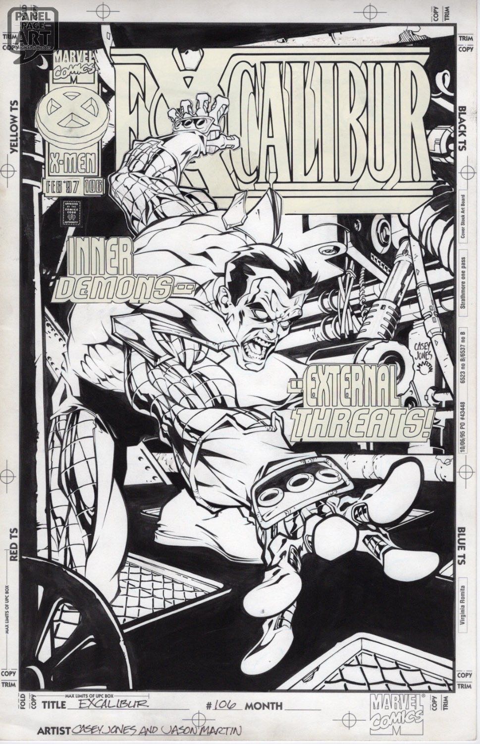 Excalibur - Marvel Comics Group (106 - Feb 1997) comic book collectible [Barcode 759606040575] - Main Image 2