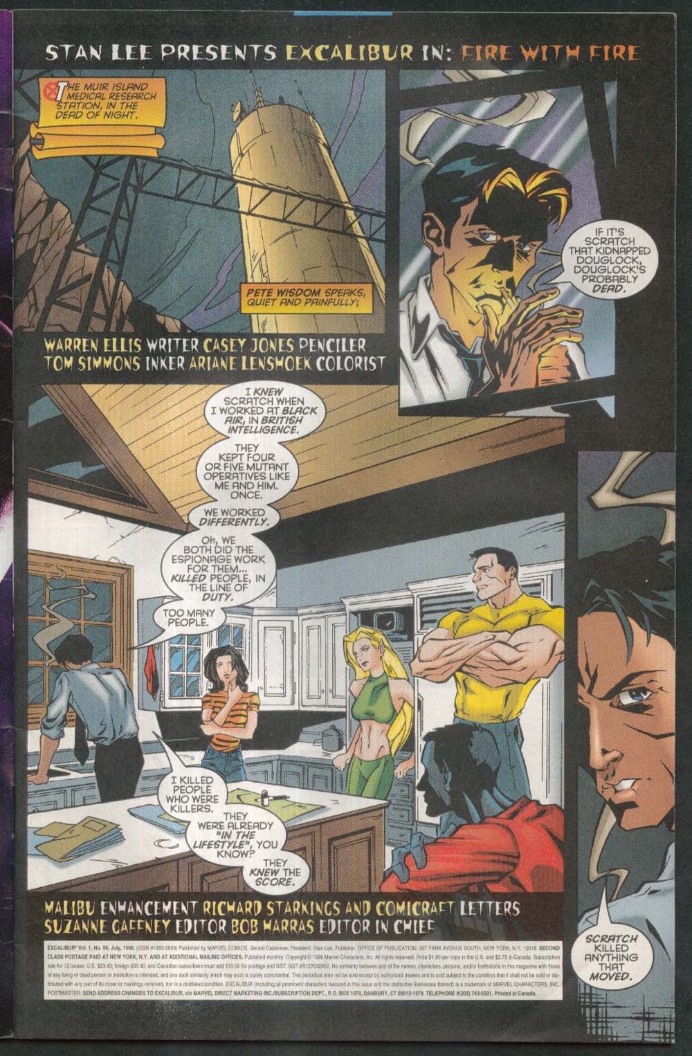 Excalibur - Marvel (99 - Jul 1996) comic book collectible [Barcode 759606040575] - Main Image 2