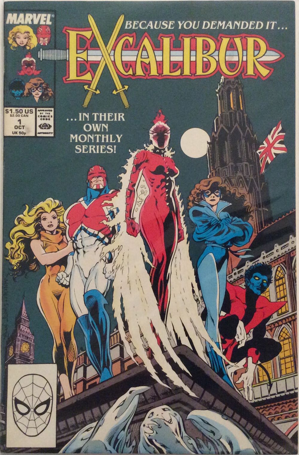 Excalibur (1988) #1 - Marvel Comics Group (1 - Oct 1988) comic book collectible [Barcode 759606055401] - Main Image 2