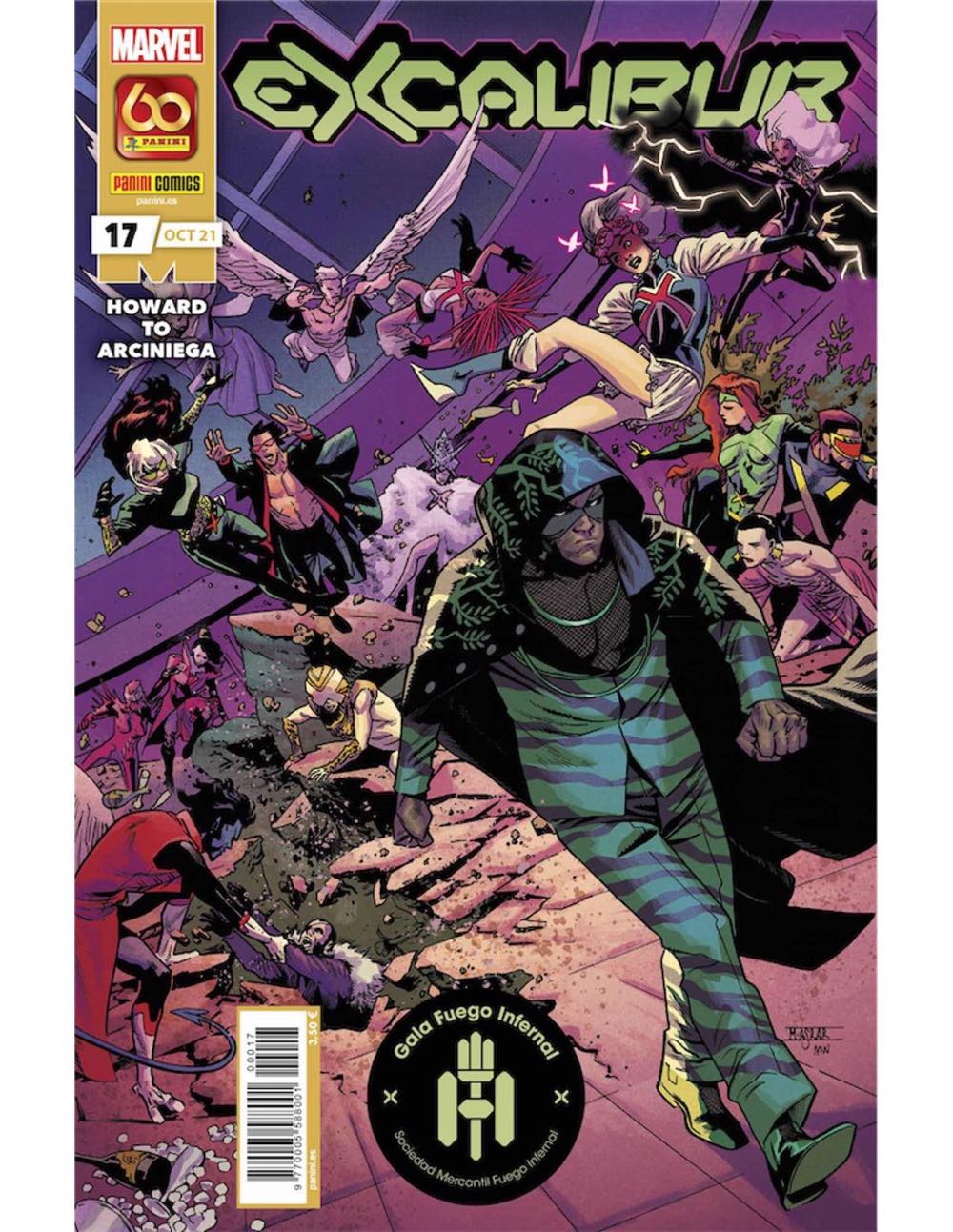 Excalibur - Marvel (17 - Dec 1989) comic book collectible [Barcode 759606055401] - Main Image 3