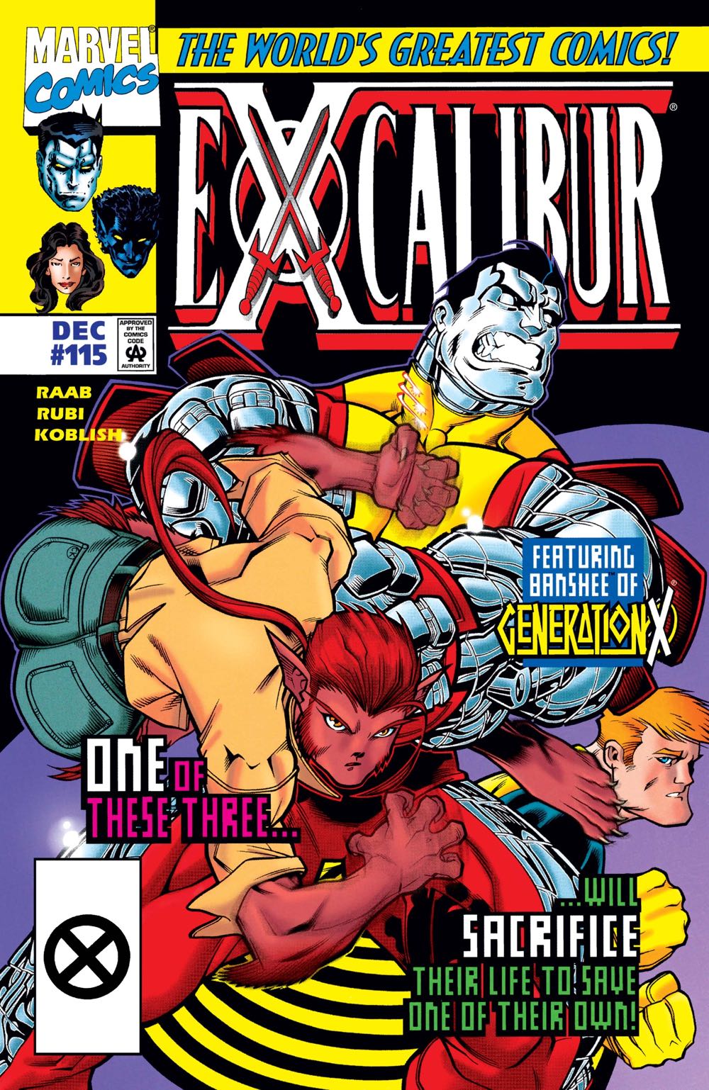 Excalibur - Marvel (115 - Dec 1997) comic book collectible [Barcode 759606040575] - Main Image 3