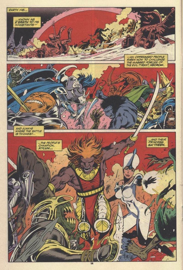 Excalibur - Marvel (44 - Nov 1991) comic book collectible [Barcode 759606055401] - Main Image 3