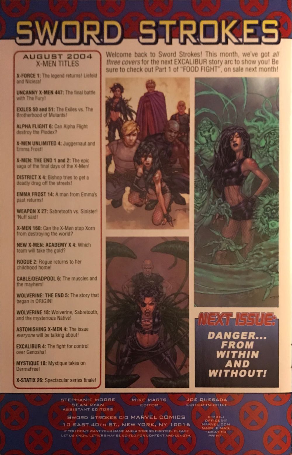 Excalibur (Vol. 3) - Marvel Comics (4 - Oct 2004) comic book collectible [Barcode 75960605540100411] - Main Image 4