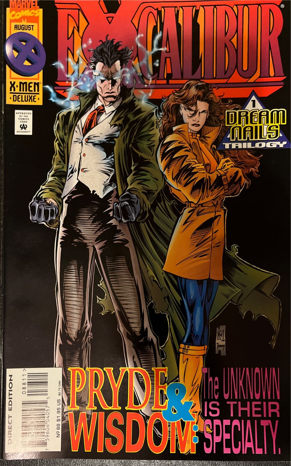 Excalibur - Marvel Comics (88 - Aug 1995) comic book collectible [Barcode 75960604057508811] - Main Image 3