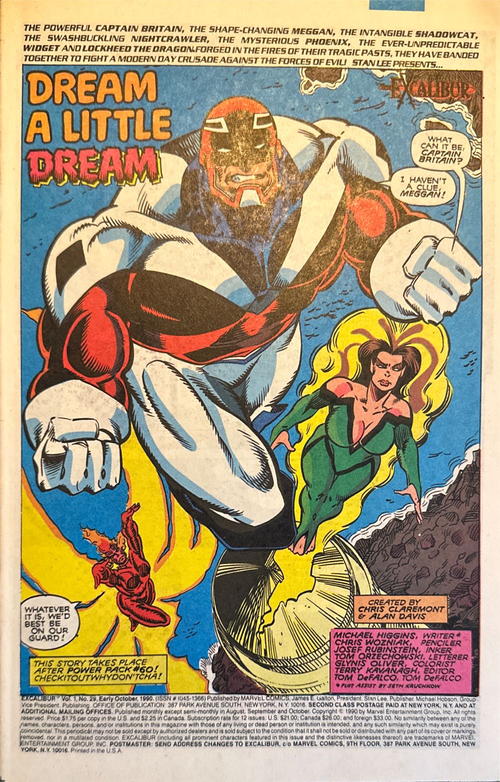 Excalibur - Marvel (29 - Sept 1990) comic book collectible - Main Image 2