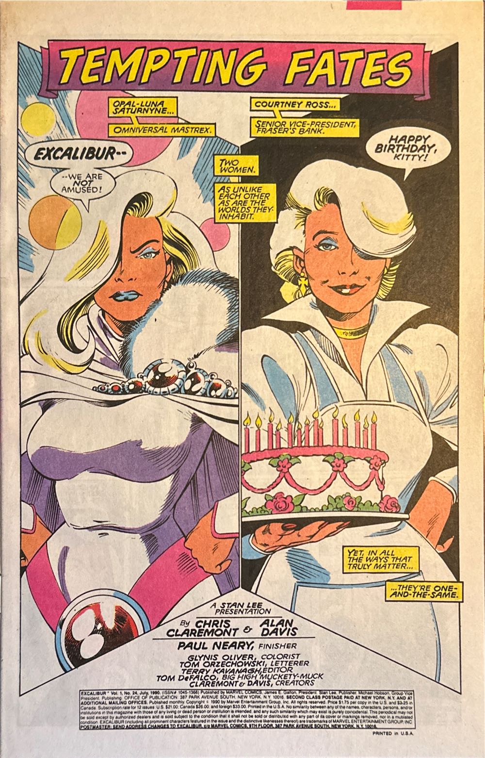 Excalibur - Marvel (24 - 07/1990) comic book collectible - Main Image 2