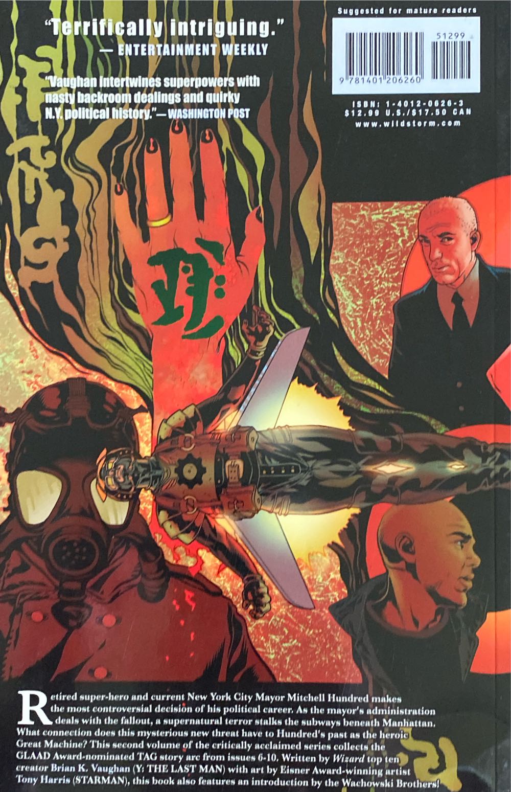 Ex Machina: Vol. 2 - Tag - Vertigo (6-10) comic book collectible [Barcode 9781401206260] - Main Image 2