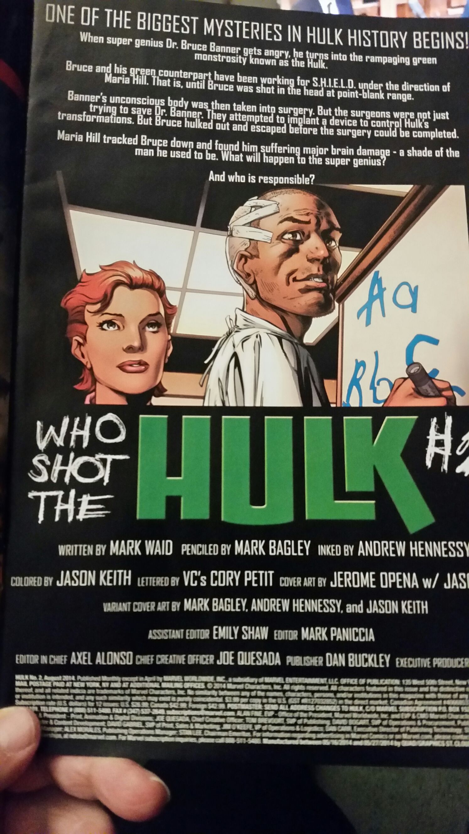 Hulk  (08/2014) comic book collectible [Barcode 5178600080564] - Main Image 2