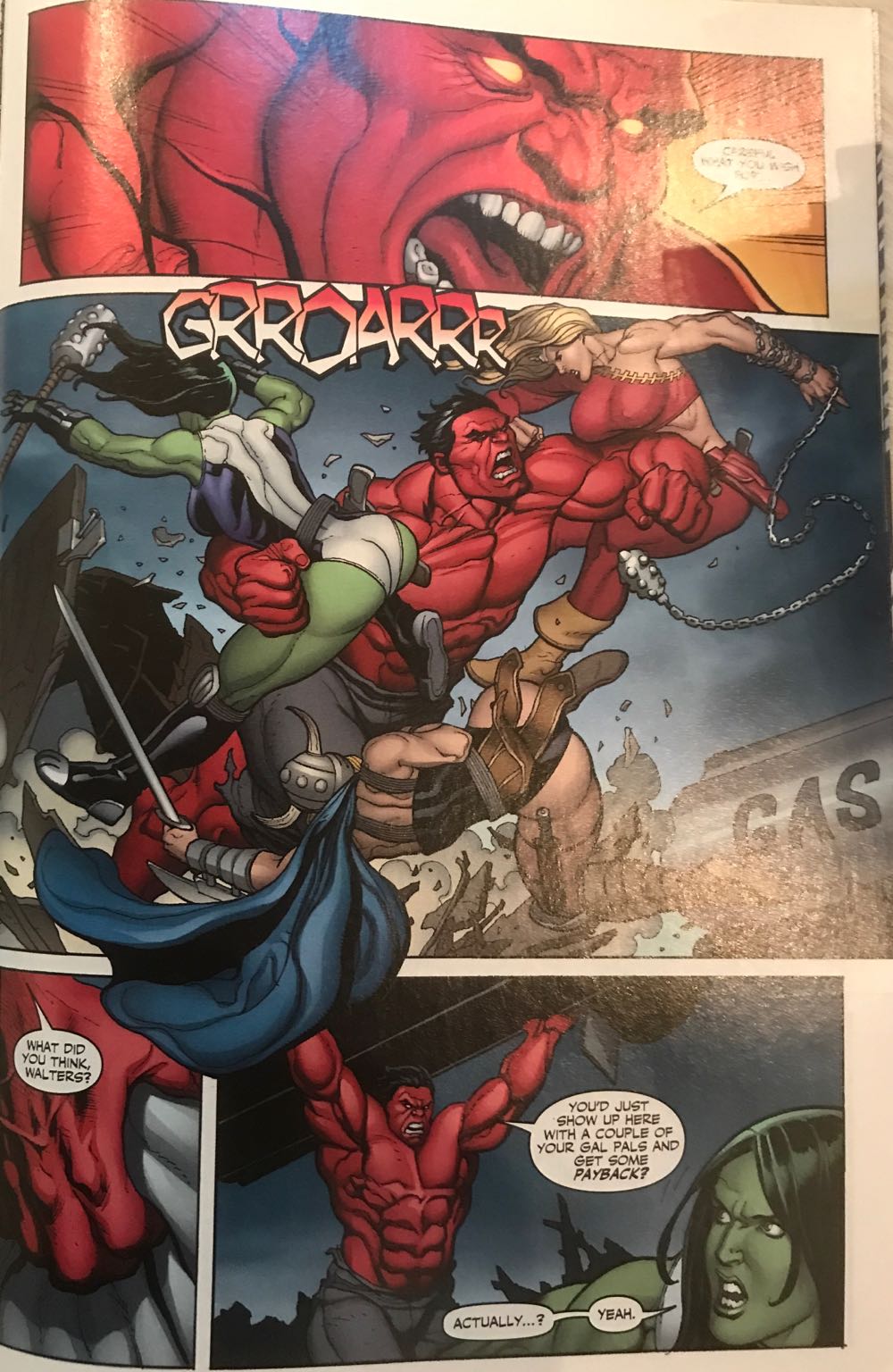 Hulk - Marvel (7 - 12/2008) comic book collectible [Barcode 75960605992800711] - Main Image 4