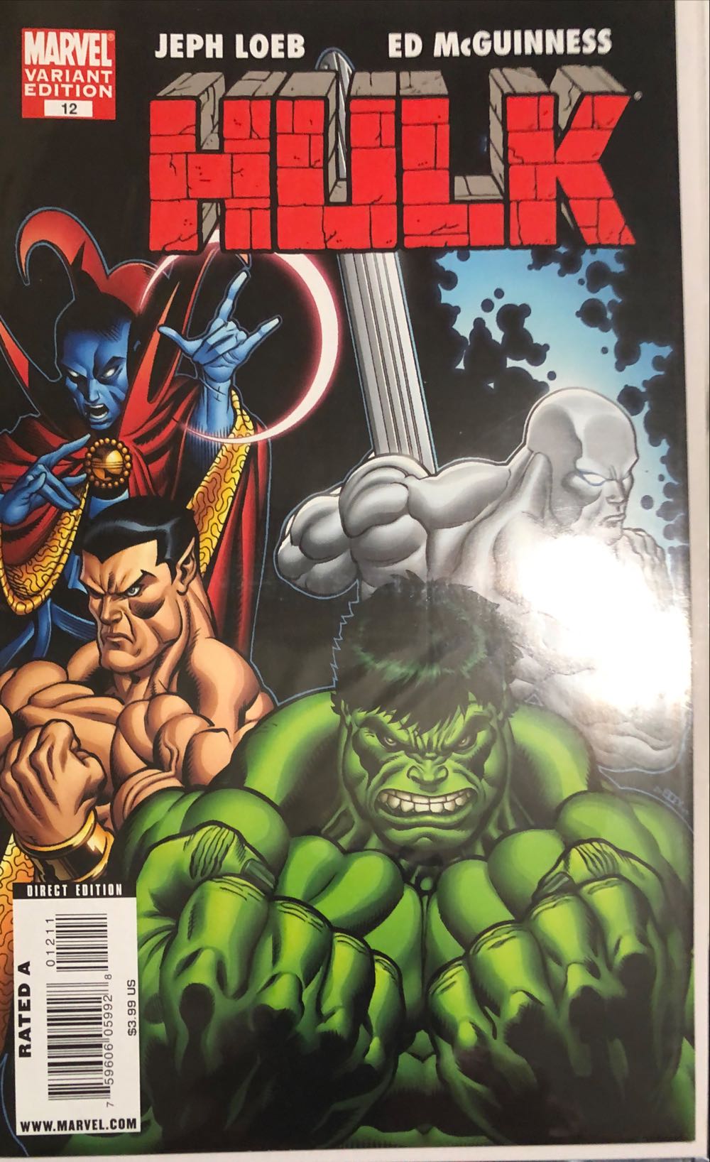 Hulk - Marvel Comics (12 - Jul 2009) comic book collectible [Barcode 75960605992801211] - Main Image 2