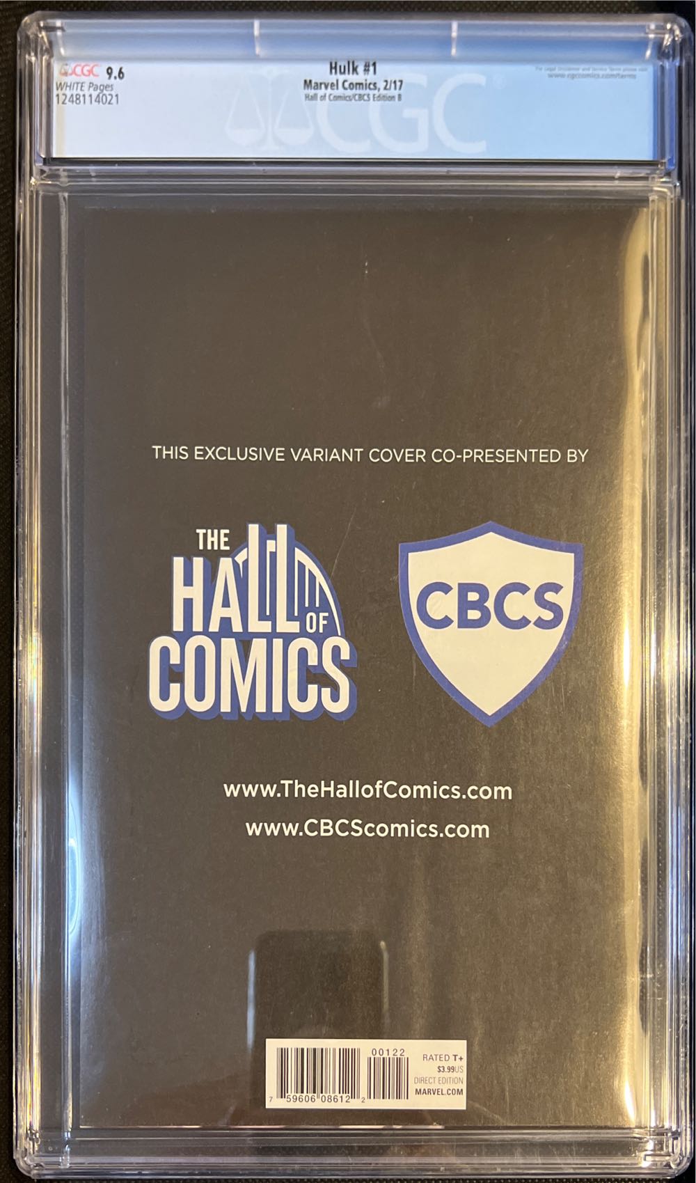 Hulk  (1) comic book collectible [Barcode 75960608612200122] - Main Image 2