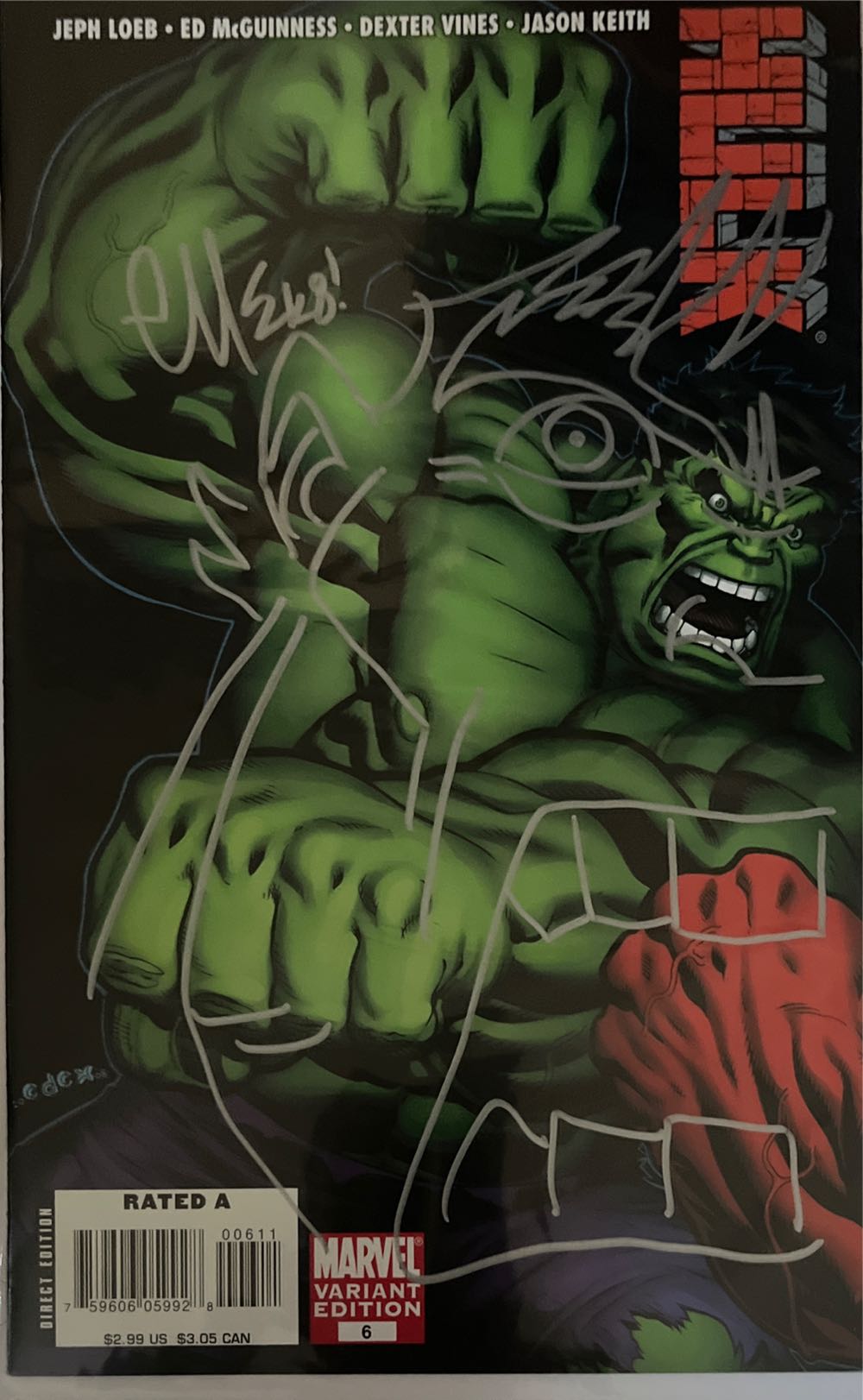 Hulk - Marvel (6 - Oct 2008) comic book collectible [Barcode 75960605992800611] - Main Image 3