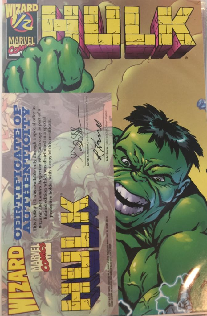 Incredible Hulk, The - Marvel Comics (½ - May 1998) comic book collectible - Main Image 1