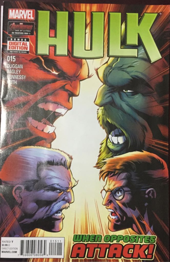 Hulk - Marvel Comic Group (15 - Sep 2015) comic book collectible - Main Image 1