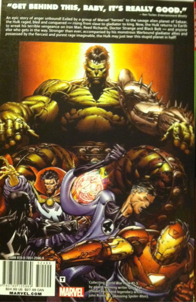 World War Hulk (2008) - Marvel (TPB - May 2008) comic book collectible [Barcode 9780785125969] - Main Image 2