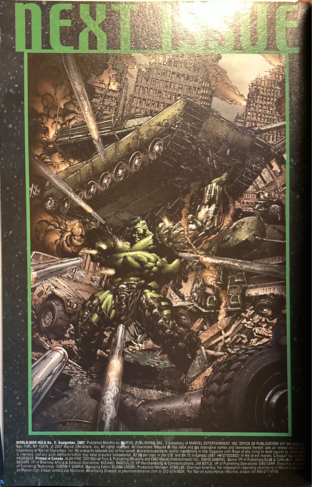 World War Hulk 2 - Marvel (2 of 5 - 09/2007) comic book collectible [Barcode 75960606110500211] - Main Image 4