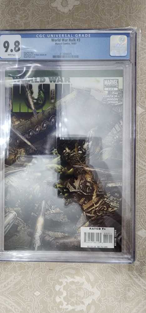 World War Hulk - Marvel Comics (3 - Oct 2007) comic book collectible [Barcode 75960606110500311] - Main Image 2