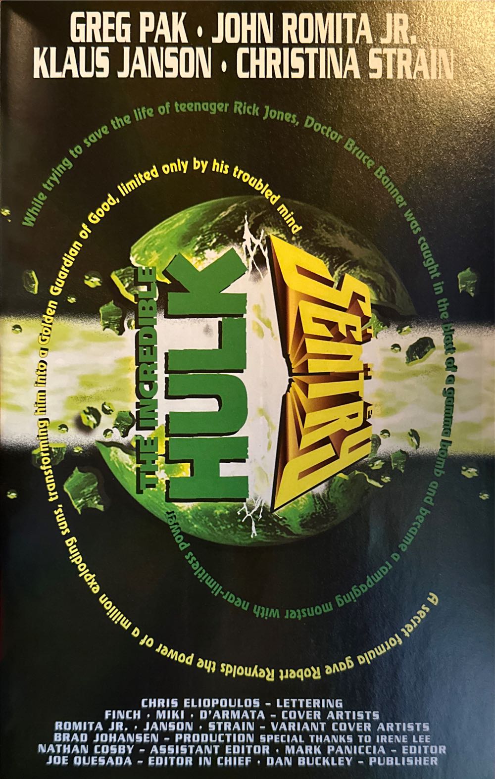 World War Hulk - Marvel Comics (5 - Jan 2008) comic book collectible [Barcode 75960606110500511] - Main Image 2