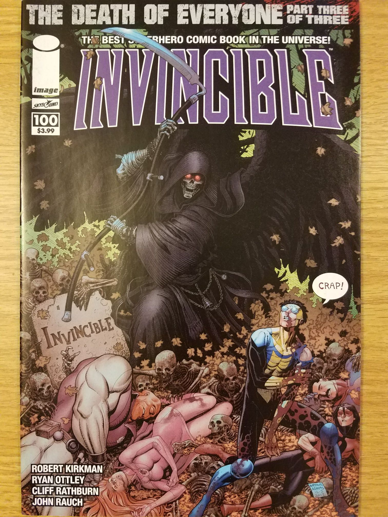 Invincible #100 Variant - Image (100 - Jan 2013) comic book collectible [Barcode 9781582407111] - Main Image 1