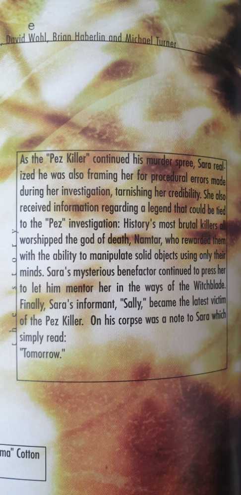 Witchblade - Image Comics & Top Cow Productions (45 - Mar 2001) comic book collectible [Barcode 074470945697] - Main Image 2