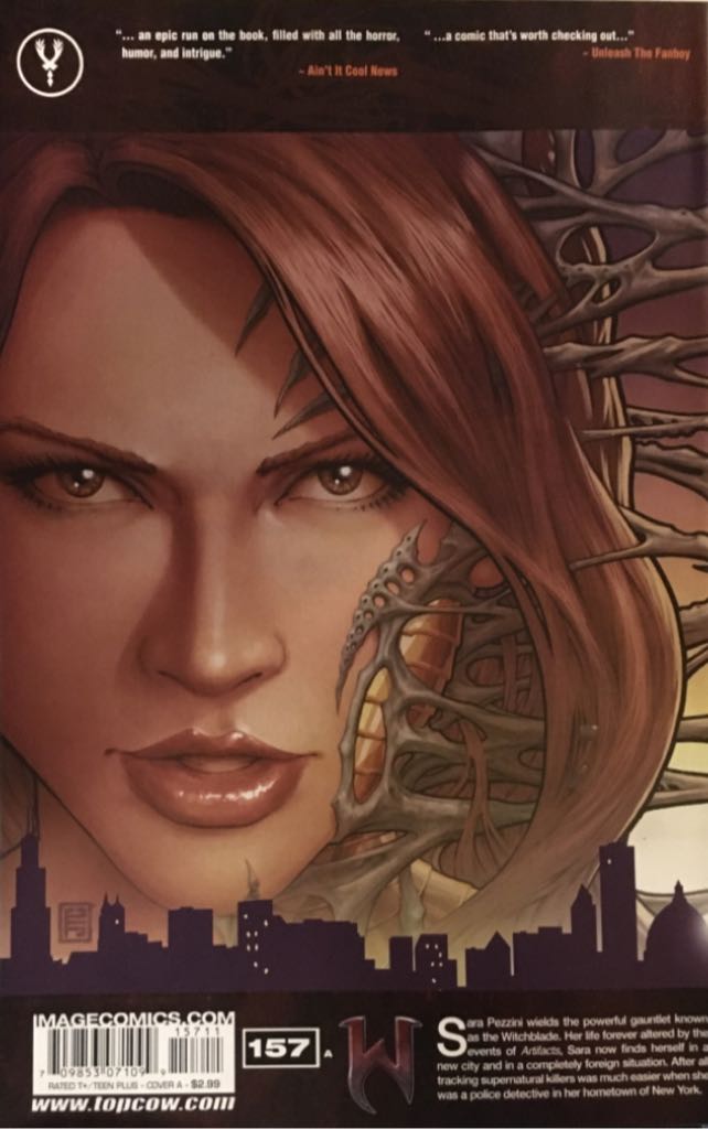 Witchblade #157 - Image Comics (157 - Jun 2012) comic book collectible [Barcode 709853071099] - Main Image 2