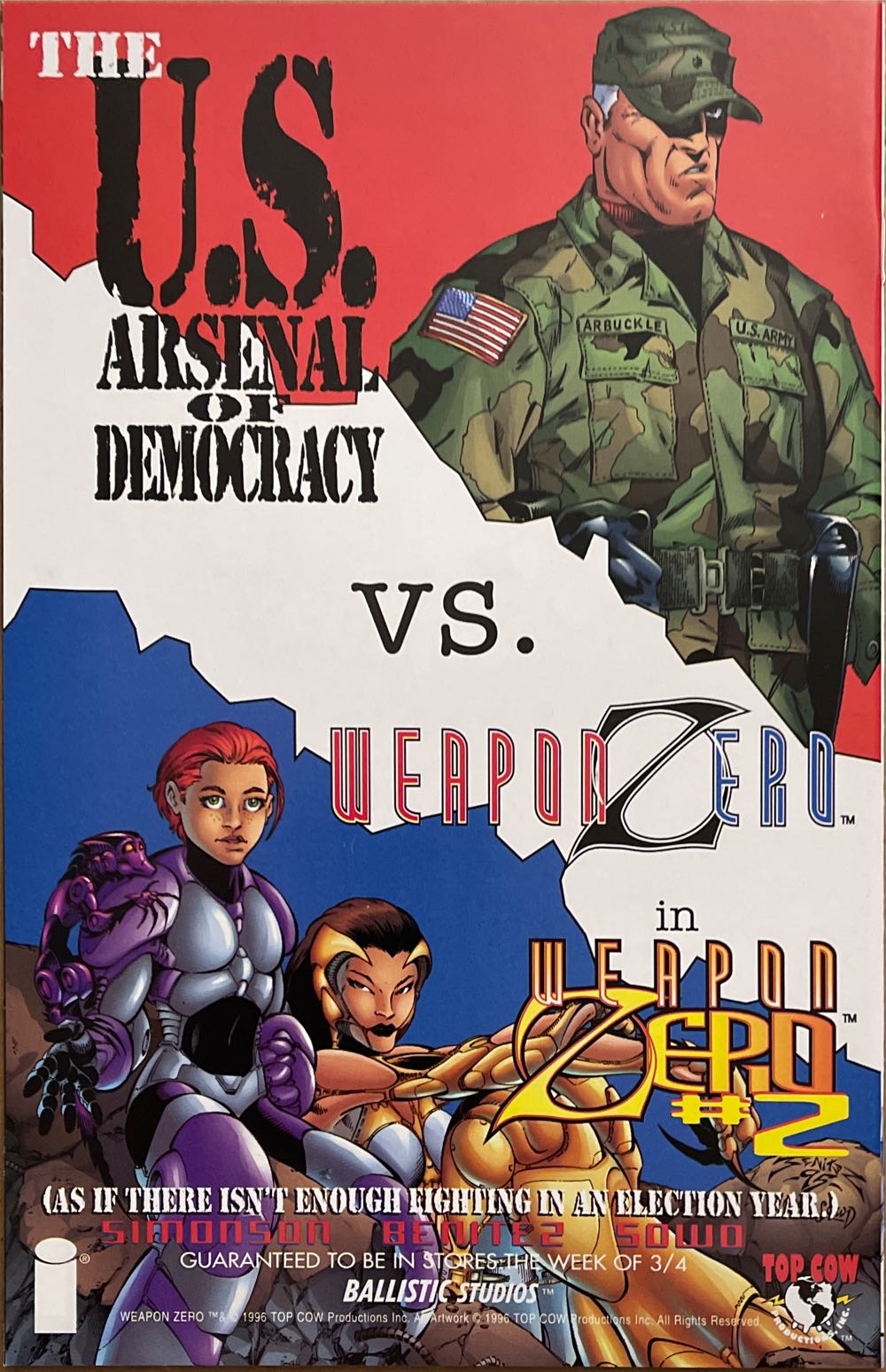 Witchblade (vol.1) - Image Comics/Top Cow Productions (3 - 03/1996) comic book collectible - Main Image 2