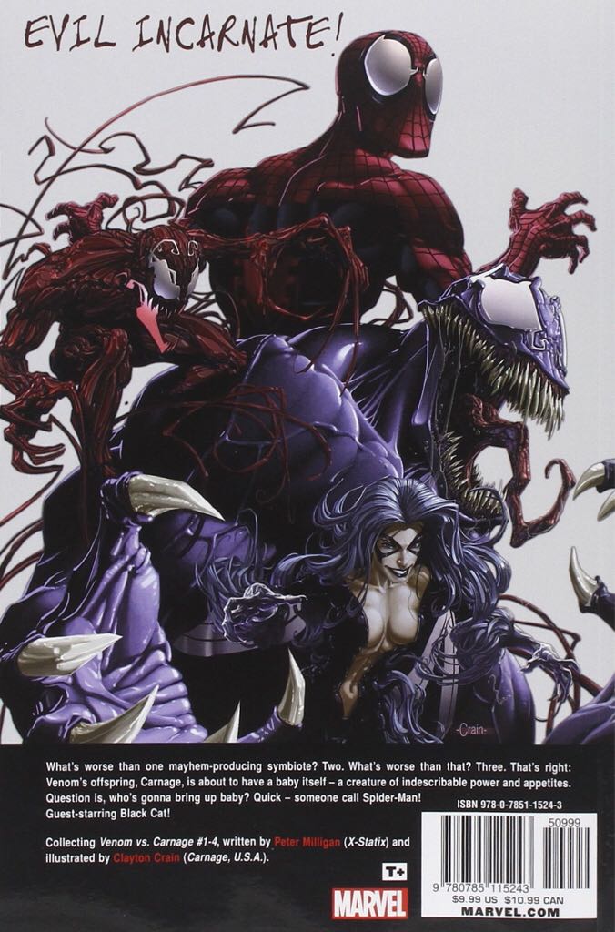 Venom/Carnage - Marvel (1) comic book collectible [Barcode 9780785115243] - Main Image 2