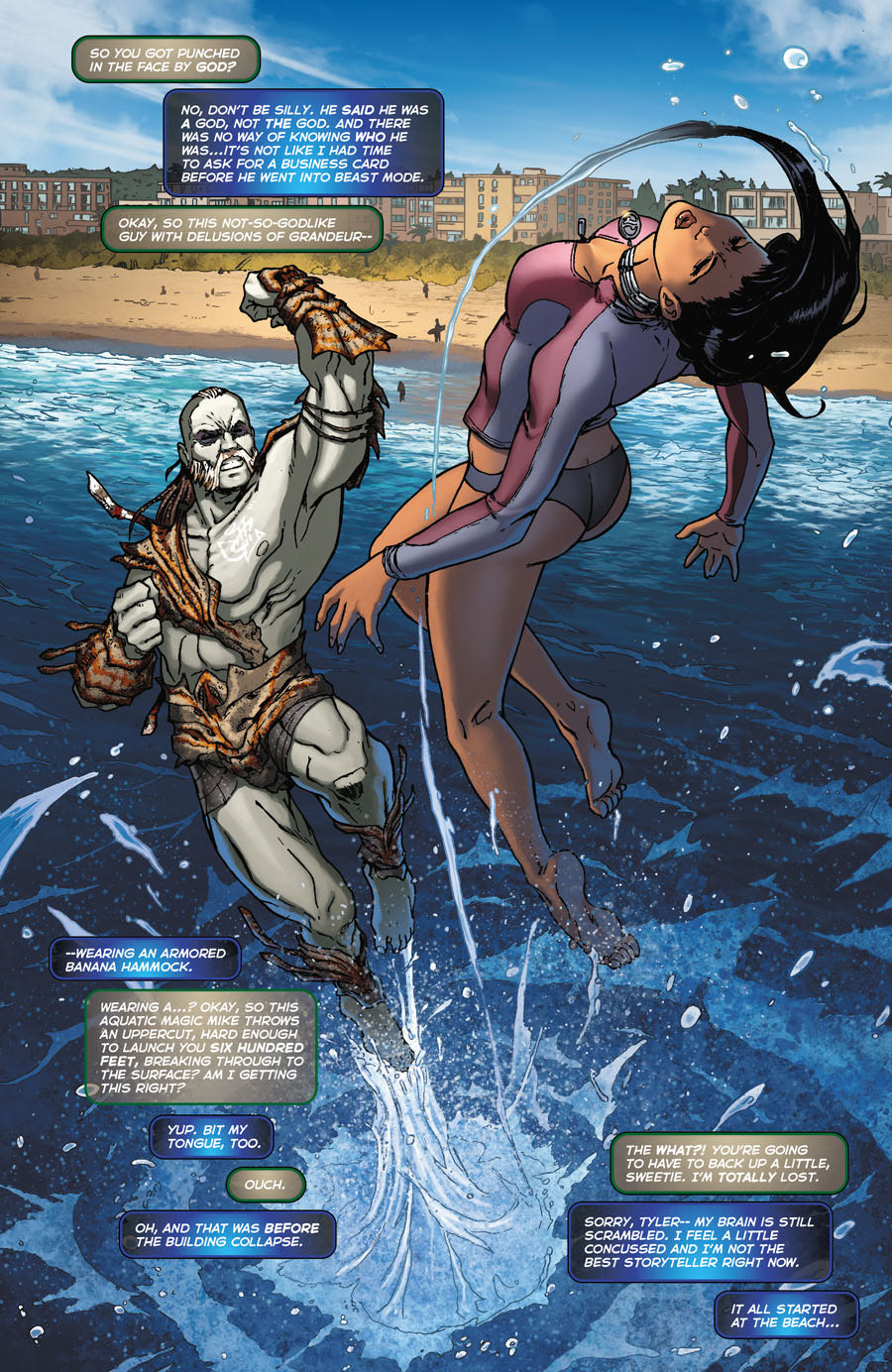 Michael Turner’s Fathom - Image Comics & Top Cow Productions (1 - Aug 1998) comic book collectible [Barcode 709853074014] - Main Image 3