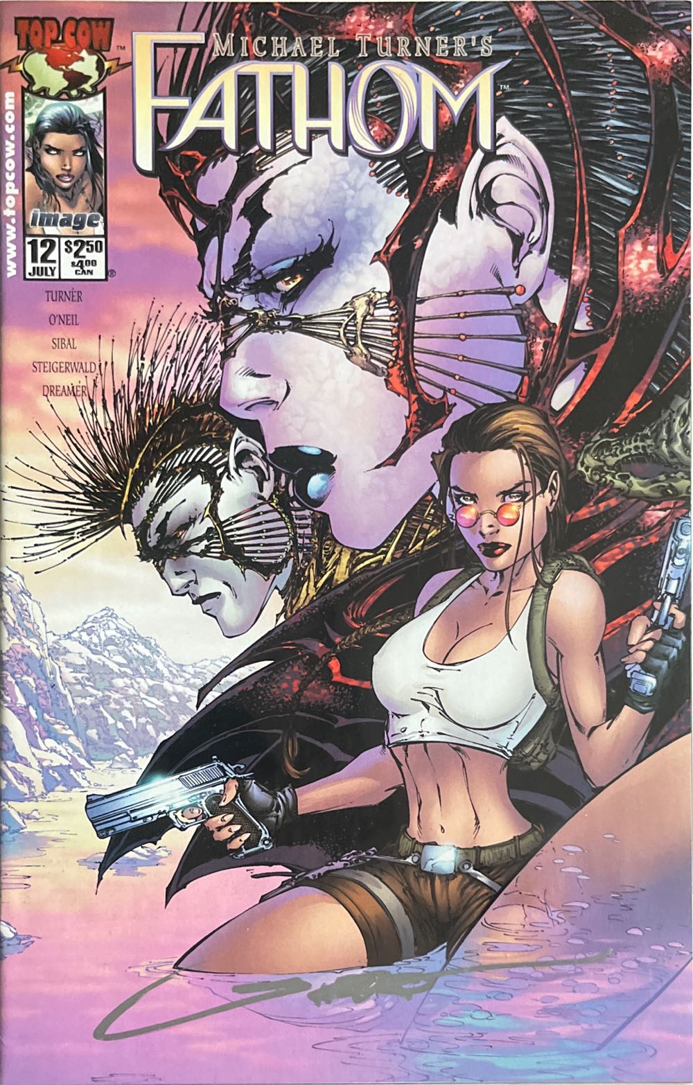 Michael Turner’s Fathom - Image Comics & Top Cow Productions (12 - Jul 2000) comic book collectible [Barcode 709853074014] - Main Image 2