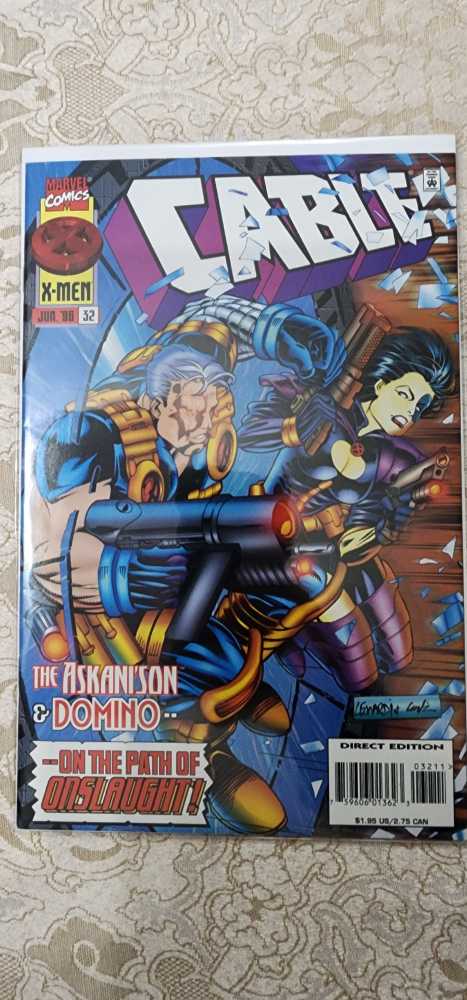 Cable - Marvel (32 - Jun 1996) comic book collectible [Barcode 759606013623] - Main Image 2