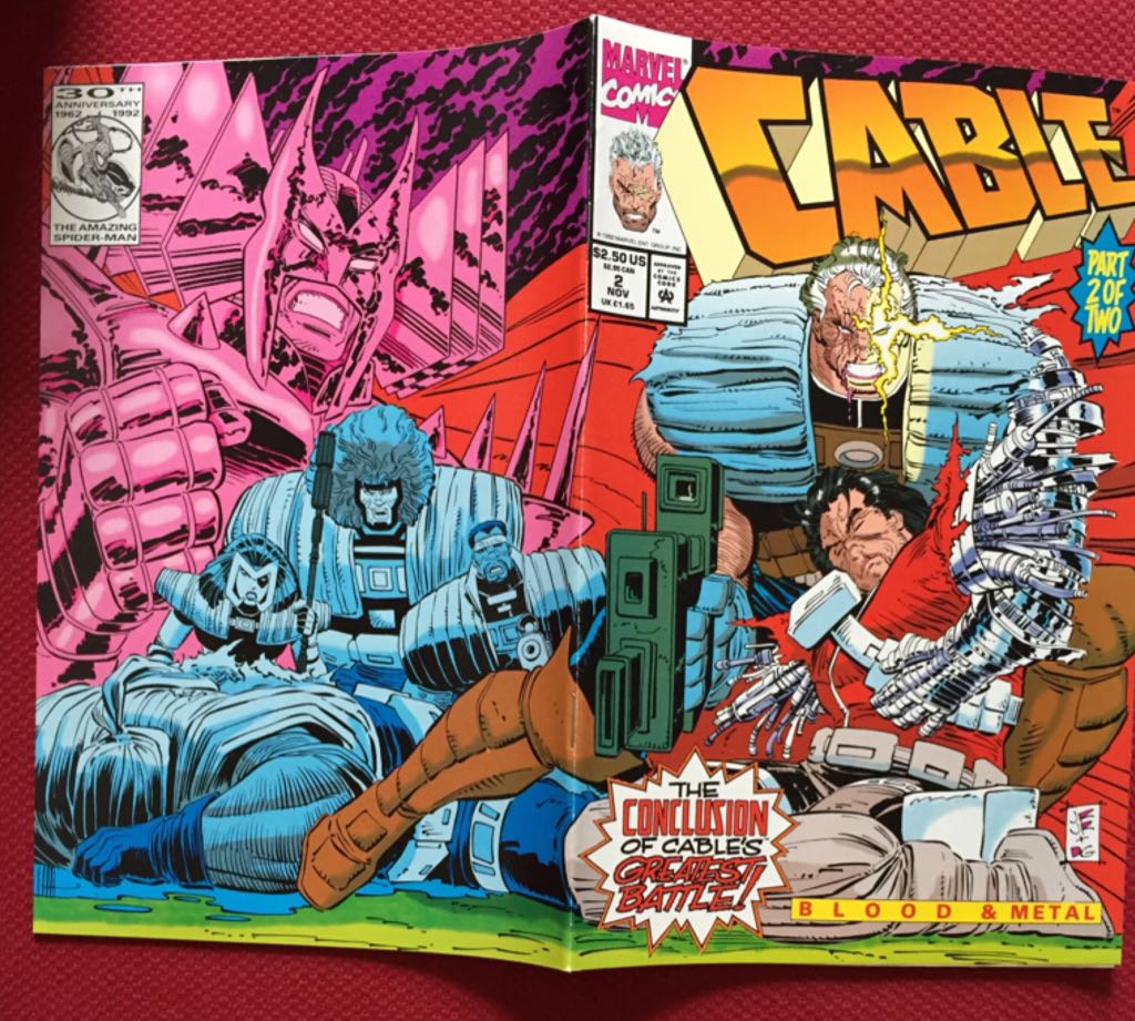 Cable : Blood And Metal - Marvel (2 Of 2 - 11/1992) comic book collectible - Main Image 2