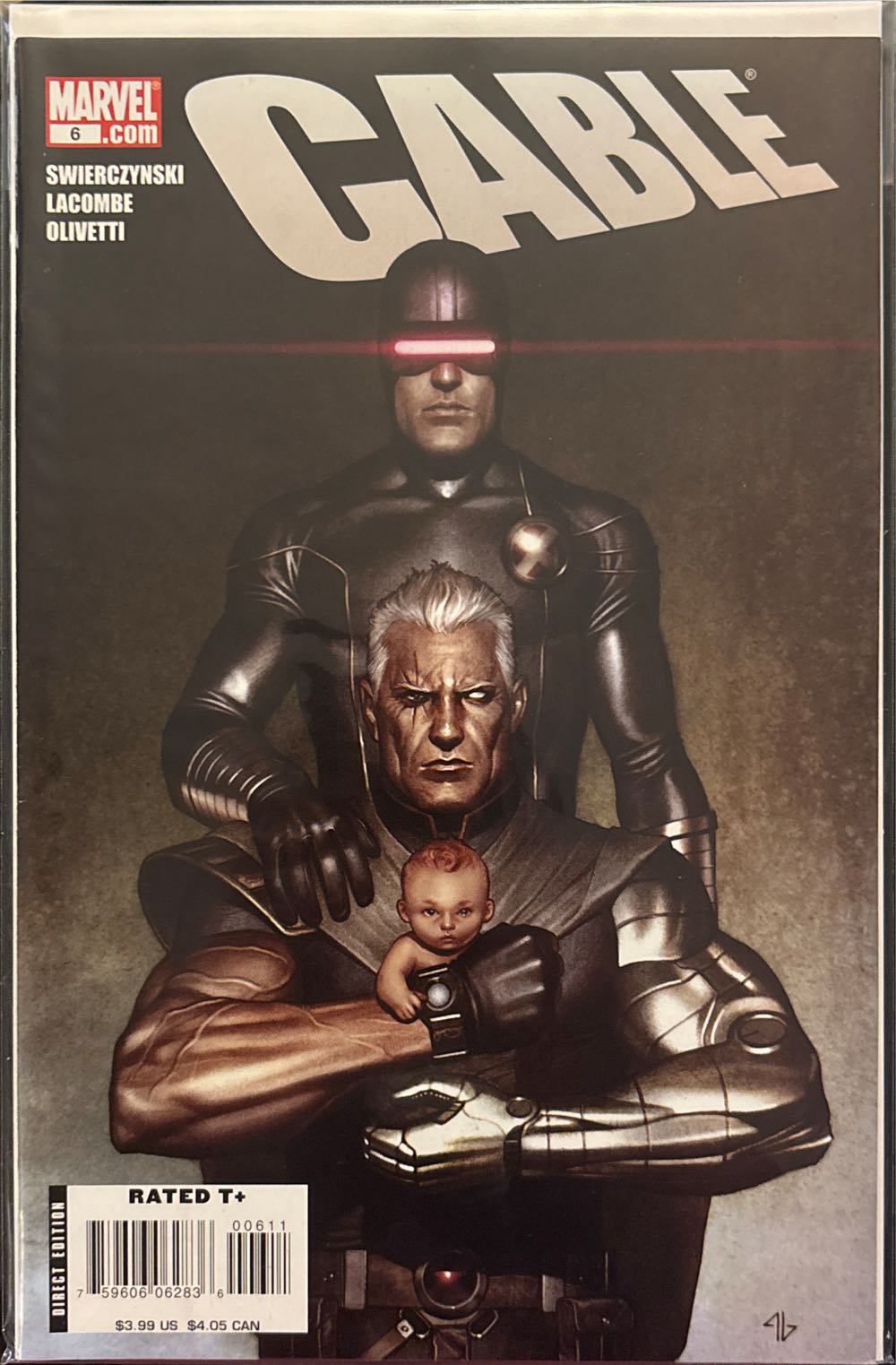 Cable (2008) - Marvel (6 - Oct 2008) comic book collectible [Barcode 75960606283600611] - Main Image 3