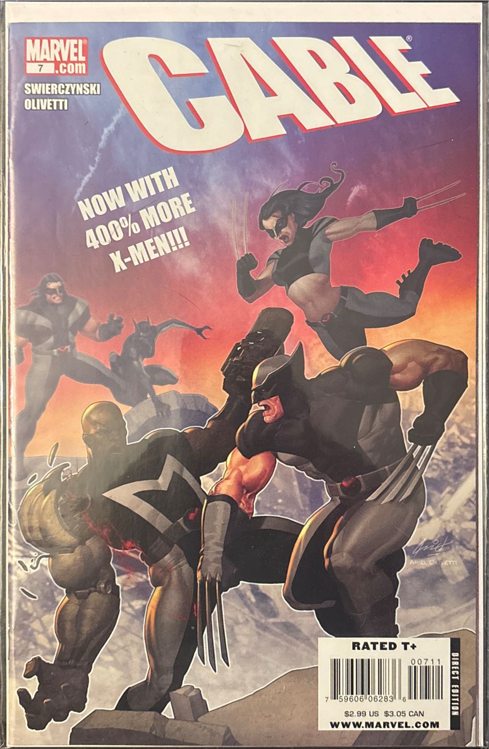 Cable - Marvel Comics (7 - Dec 2008) comic book collectible [Barcode 75960606283600711] - Main Image 3