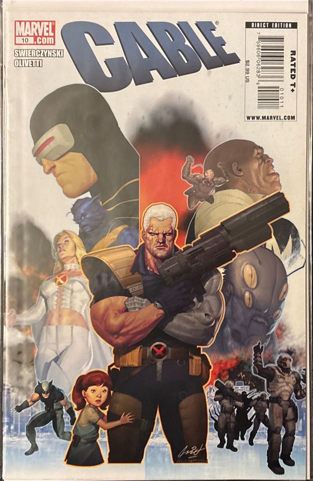 Cable - Marvel Comics (10 - Mar 2009) comic book collectible [Barcode 75960606283601011] - Main Image 3