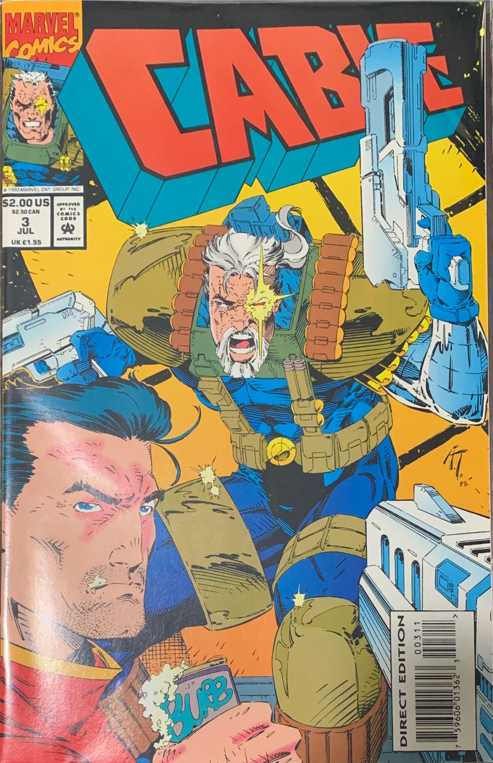 Cable - Marvel Comics (3 - Jul 1993) comic book collectible [Barcode 75960601362300311] - Main Image 3