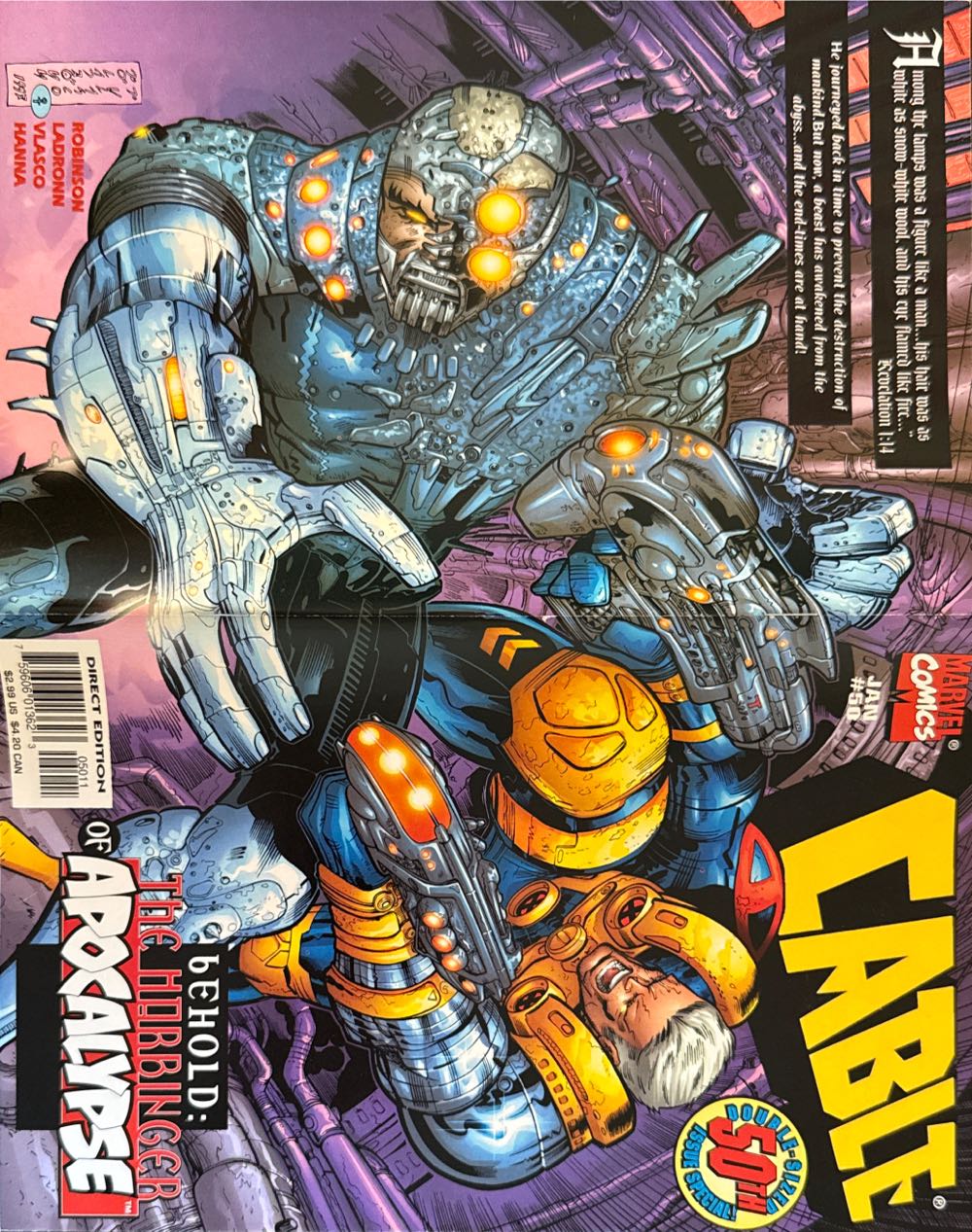 Cable - Marvel (50 - Jan 1998) comic book collectible [Barcode 75960601362305011] - Main Image 3