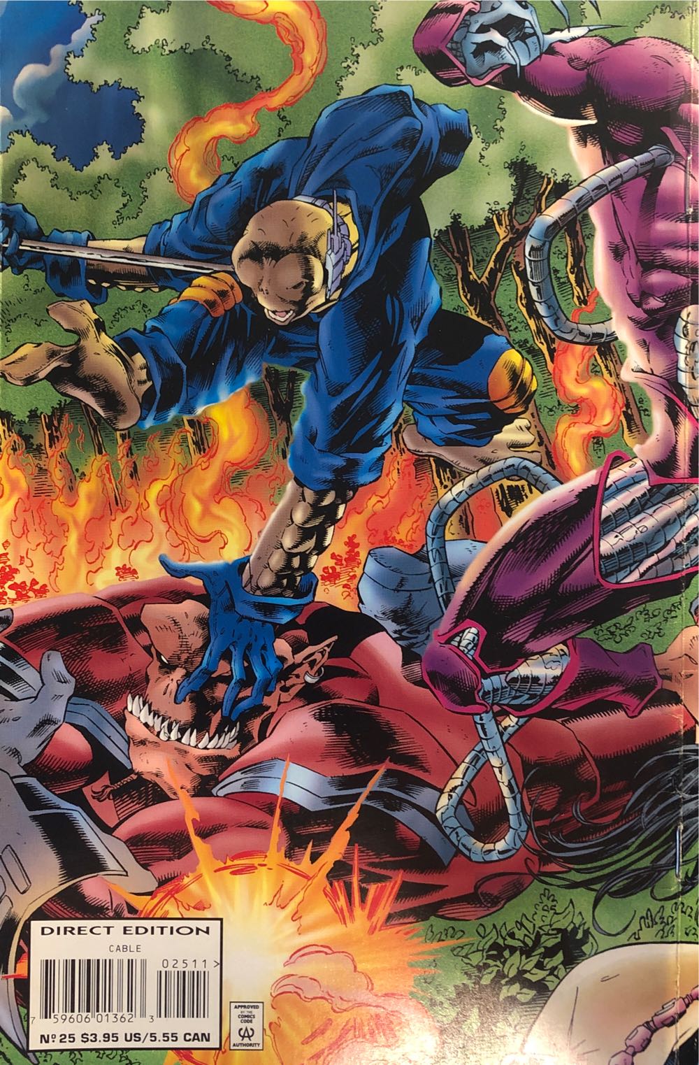 Cable - Marvel Comics (25 - Nov 1995) comic book collectible [Barcode 75960601362302511] - Main Image 3