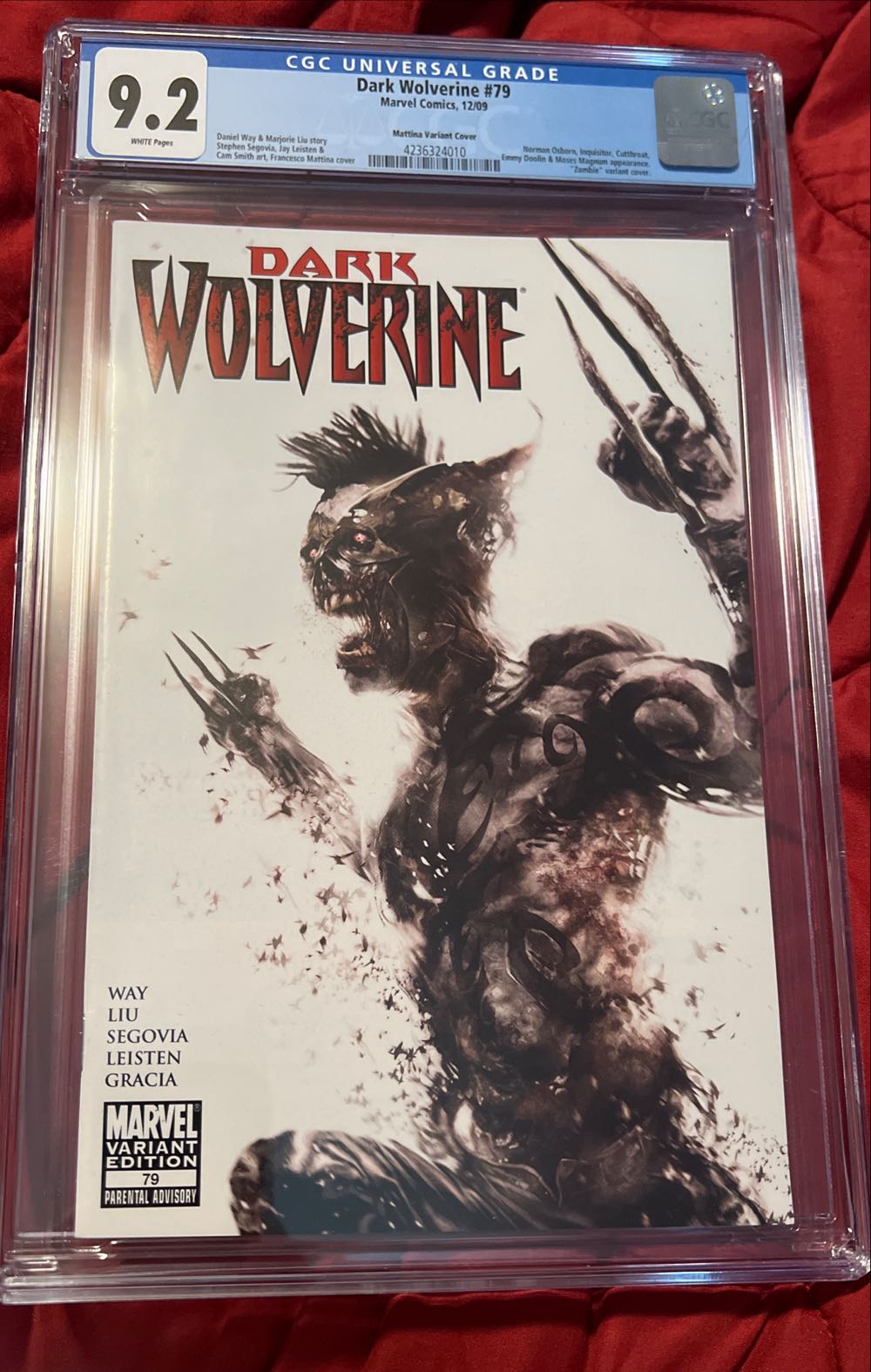 Dark Wolverine  (79) comic book collectible [Barcode 759606054589] - Main Image 2