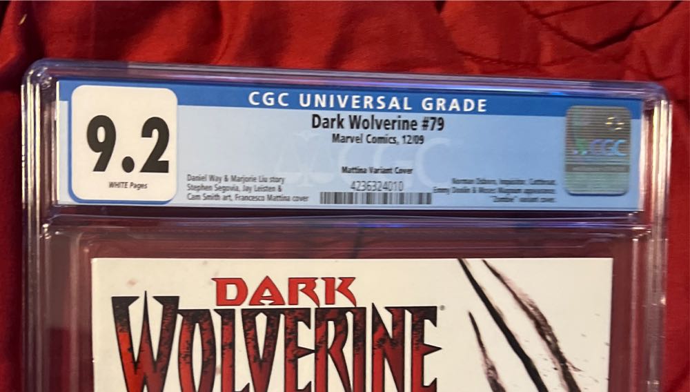 Dark Wolverine  (79) comic book collectible [Barcode 759606054589] - Main Image 4