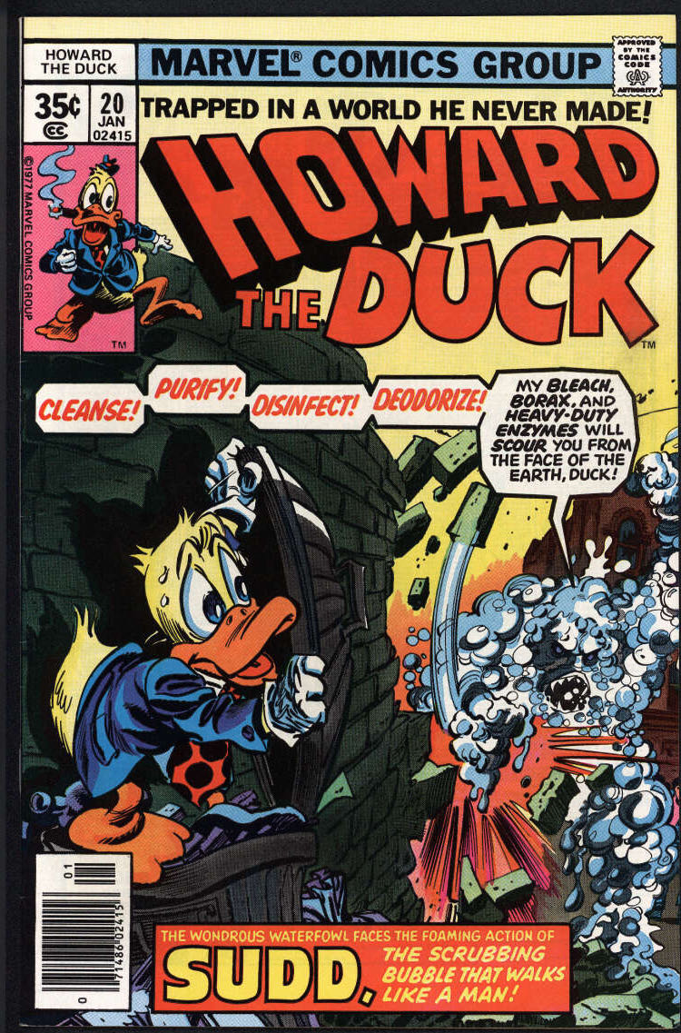 Howard The Duck - Marvel (20 - Jan 1978) comic book collectible [Barcode 071486024156] - Main Image 2