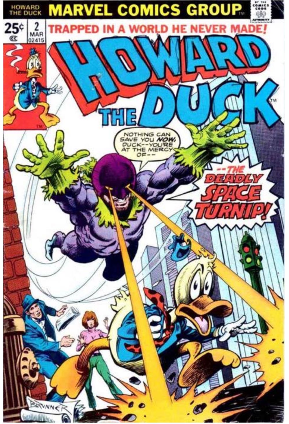 Howard The Duck - Marvel Comics Group (2 - 03/1976) comic book collectible [Barcode 759606061600] - Main Image 3