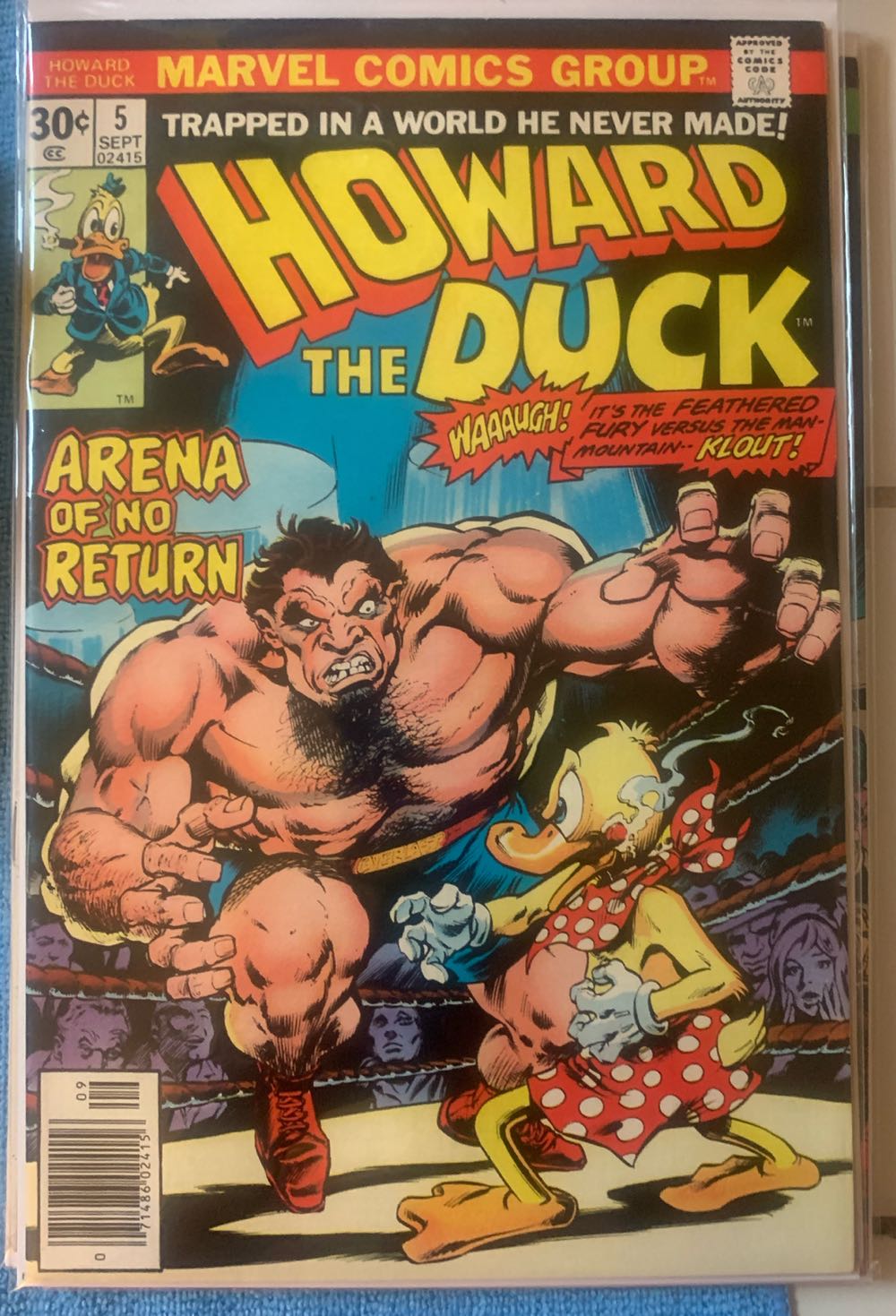 Howard The Duck - Marvel (5 - Sep 1976) comic book collectible [Barcode 759606061600] - Main Image 2