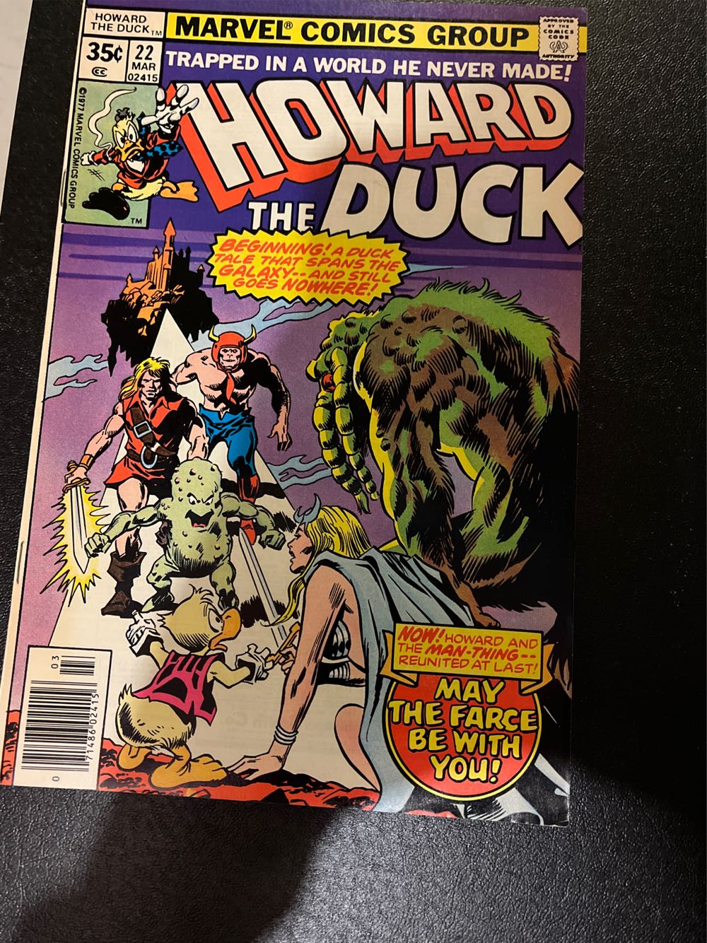 Howard The Duck - Marvel (22 - Mar 1978) comic book collectible [Barcode 07148602415603] - Main Image 2