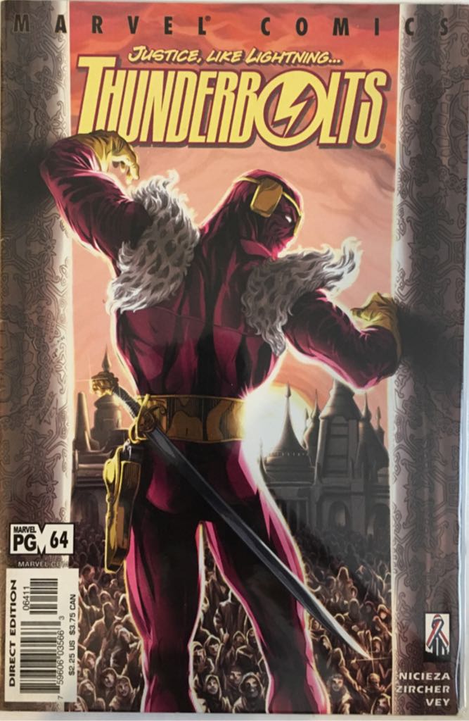 Thunderbolts - Marvel Comics (64 - Jul 2002) comic book collectible [Barcode 75960603566306411] - Main Image 1