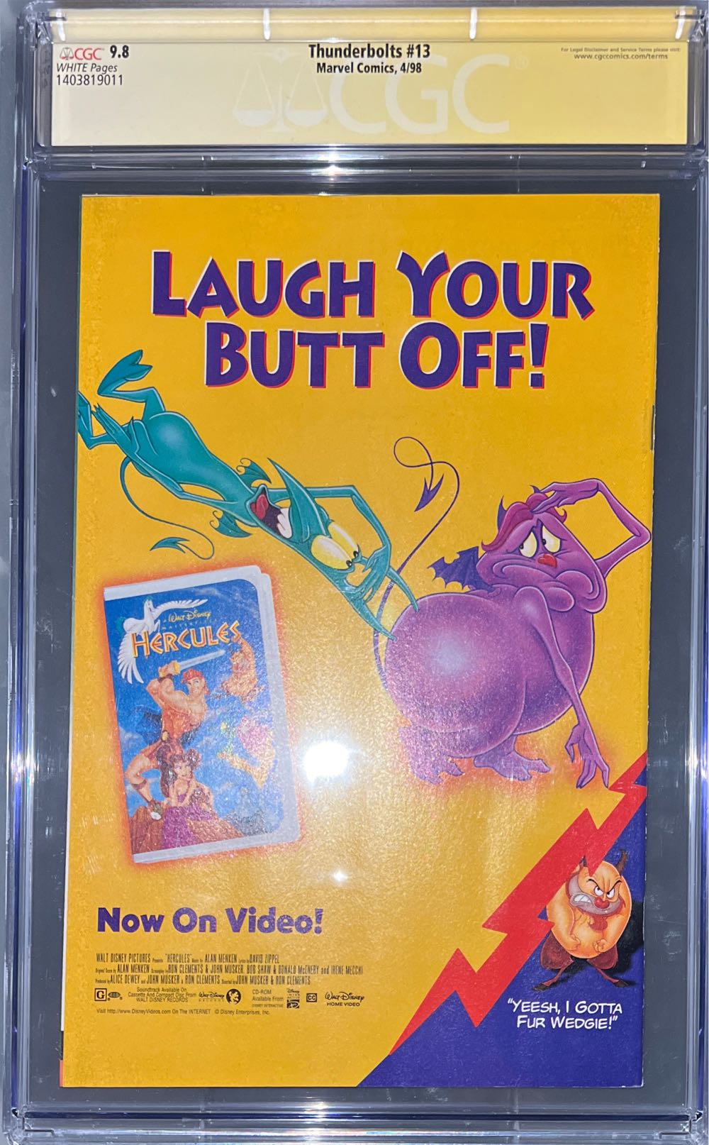 Thunderbolts - Marvel (13 - Apr 1998) comic book collectible [Barcode 75960603566301311] - Main Image 2