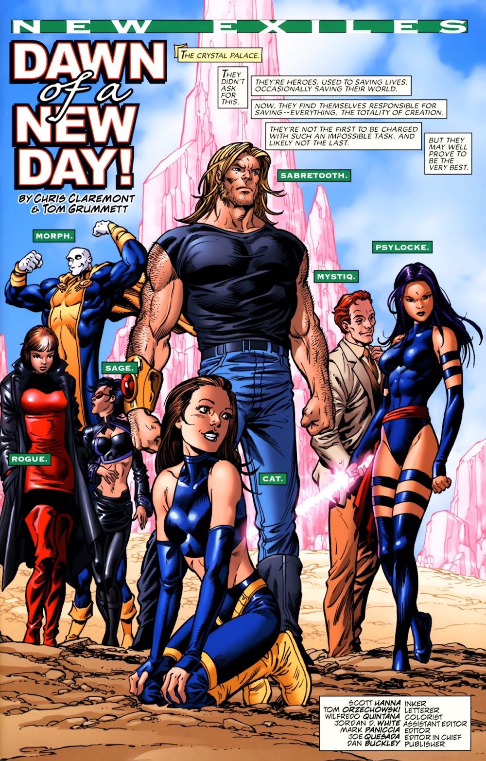 New Exiles - Marvel Comics (1 - Mar 2008) comic book collectible [Barcode 759606062355] - Main Image 2